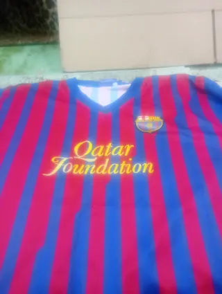 Maglietta calcio Barcellona Qatar Foundation