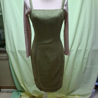 Vestido pichi La Fragua verde oliva Talla G