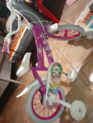Bicicleta Disney Princess Morada