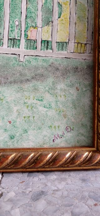 Cuadro decorativo mujer estilo vintage