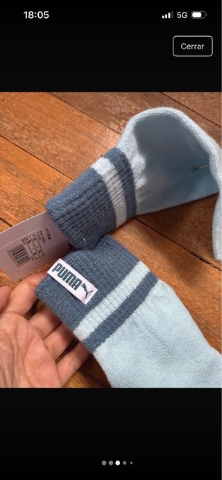 Guantes Puma Mujer Azul