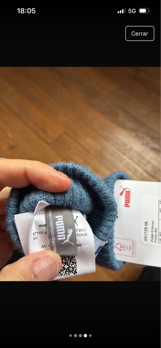 Guantes Puma Mujer Azul