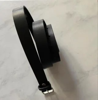 Cintura Paolo Pecora nera in cuoio