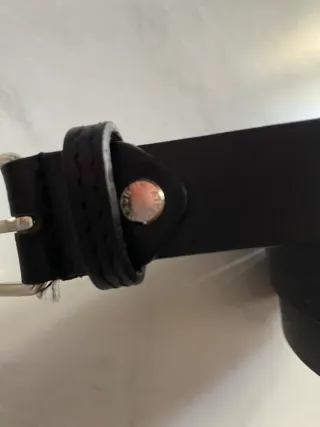 Cintura Paolo Pecora nera in cuoio