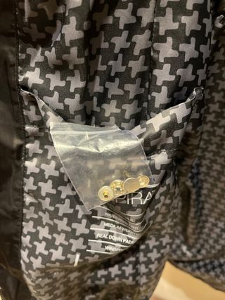 Abrigo Geox Negro Mujer talla 42