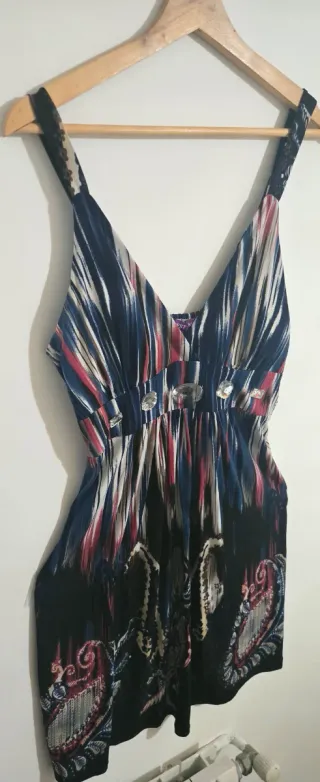 Blusa Mujer Talla L Multicolor Larga