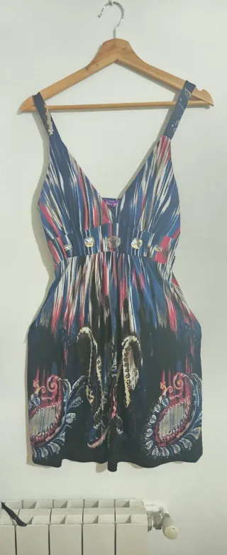 Blusa Mujer Talla L Multicolor Larga