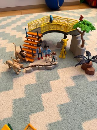 Playmobil Recinto Leones y Jirafa