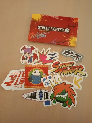 Artbook Street Fighter 6 + Set pegatinas