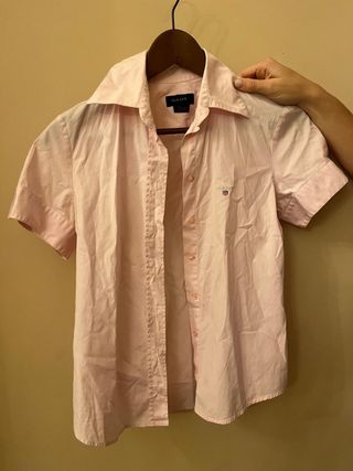 Camisa rosa Gant manga corta