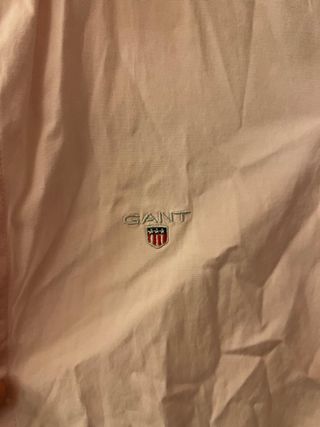 Camisa rosa Gant manga corta