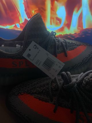 Adidas Yeezy Boost SPLY 350 Gris Naranja
