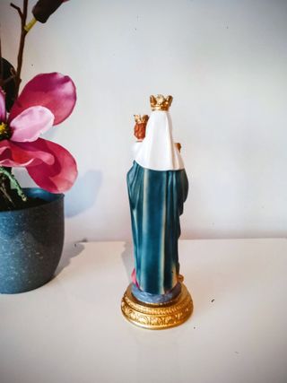 Figura María Auxiliadora 21cm Resina