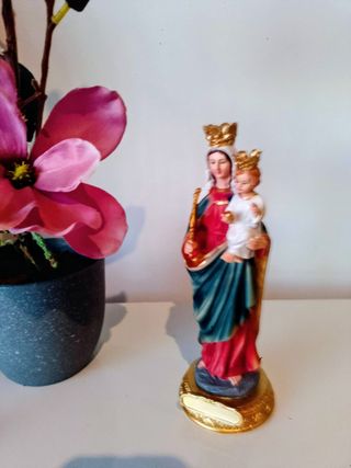 Figura María Auxiliadora 21cm Resina