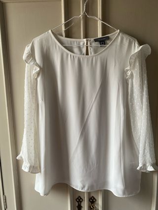 Camisa plumeti blanca Primark