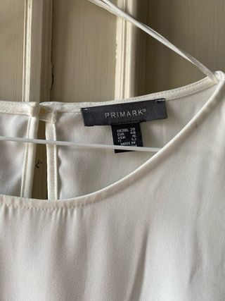 Camisa plumeti blanca Primark