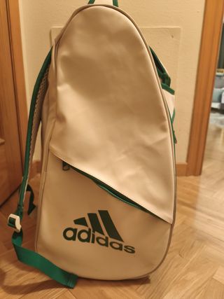 Paletero Adidas Multigame Blanco y Verde