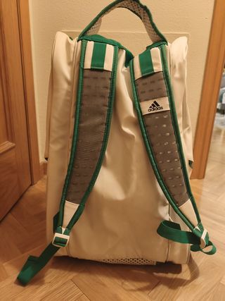 Paletero Adidas Multigame Blanco y Verde