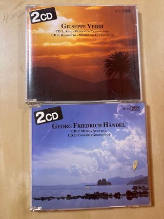 Lote 6 CDs Música Clásica: Verdi, Mozart, Beethove