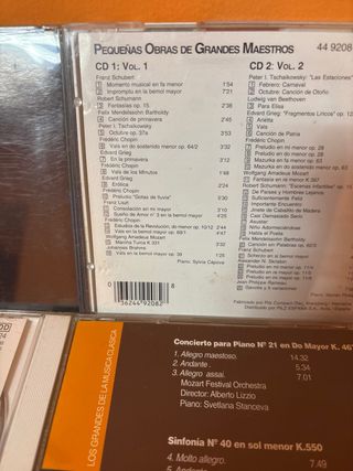 Lote 6 CDs Música Clásica: Verdi, Mozart, Beethove