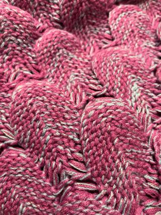 Manta de sirena tejida