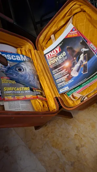 Maleta antigua cuero "vintage"