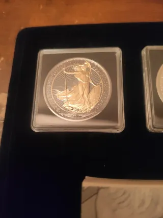 Lote de monedas Britannia Royal Mint