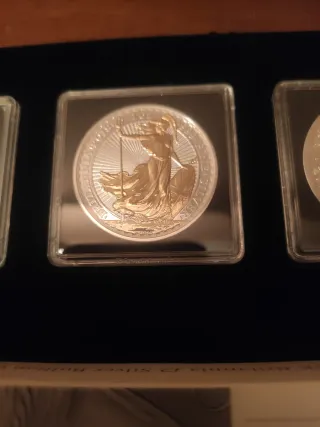 Lote de monedas Britannia Royal Mint