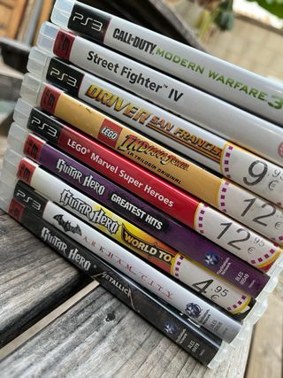 Console PlayStation 3 Rossa + 9 Giochi