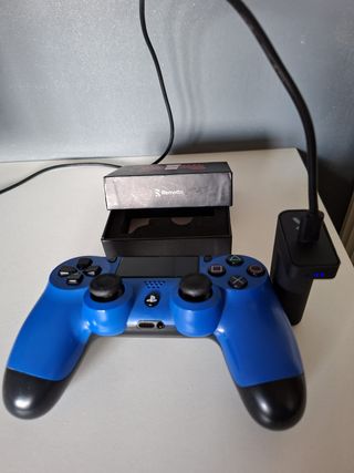 PS4 SLIM / PACCHETTO COMPLETO / SCATOLA / COMANDO / GIOCHI