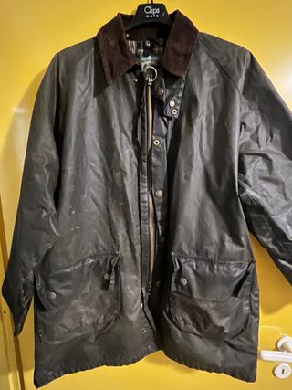 Giacca cerata Lennards anni '90 verde