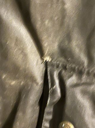 Giacca cerata Lennards anni '90 verde