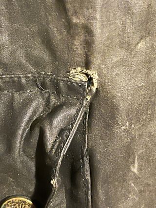 Giacca cerata Lennards anni '90 verde