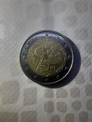 Moneda 2€ UNICEF 75 Aniversario RF