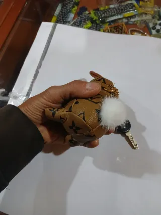 Portachiavi coniglietto fantasia