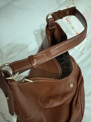 Bolso Purificación García Marrón