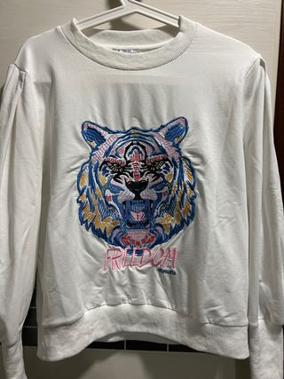 Sudadera Minueto Tigre Bordado Talla L