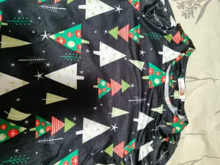 Vestido Navidad Árboles Navideños Talla M