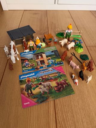 Playmobil Granja Animales y Figuras