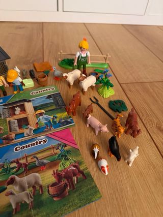 Playmobil Granja Animales y Figuras