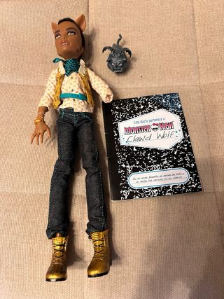 Muñeco Monster High Clawd Wolf