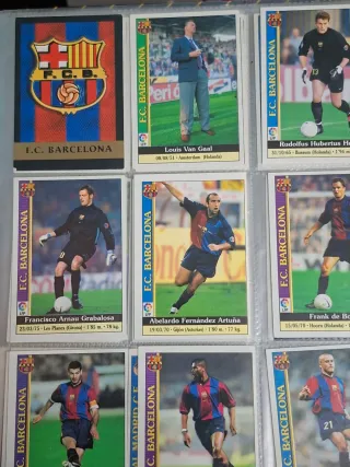 Álbum cromos fútbol 98/99 y 2005