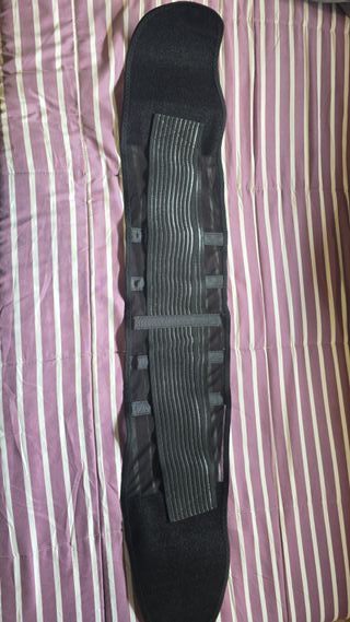 Faja Lumbar Elástica Negra Talla Única