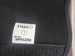 Faja Lumbar Elástica Negra Talla Única