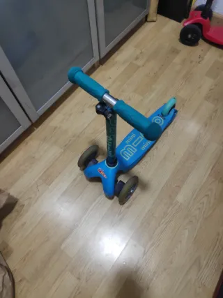 Patinete infantil 3 ruedas azul