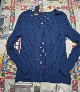 Cardigan donna TU blu