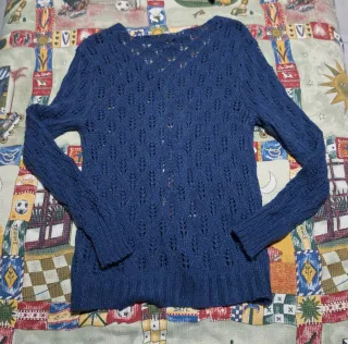 Cardigan donna TU blu