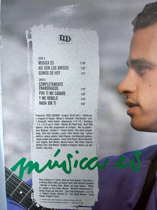 Vinilo Eros Ramazzotti Música es