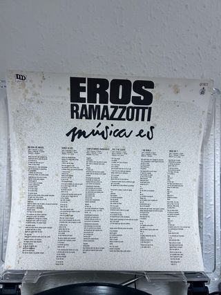 Vinilo Eros Ramazzotti Música es