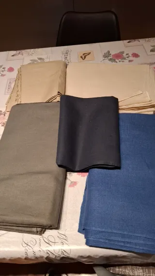 6 scampoli puro lino